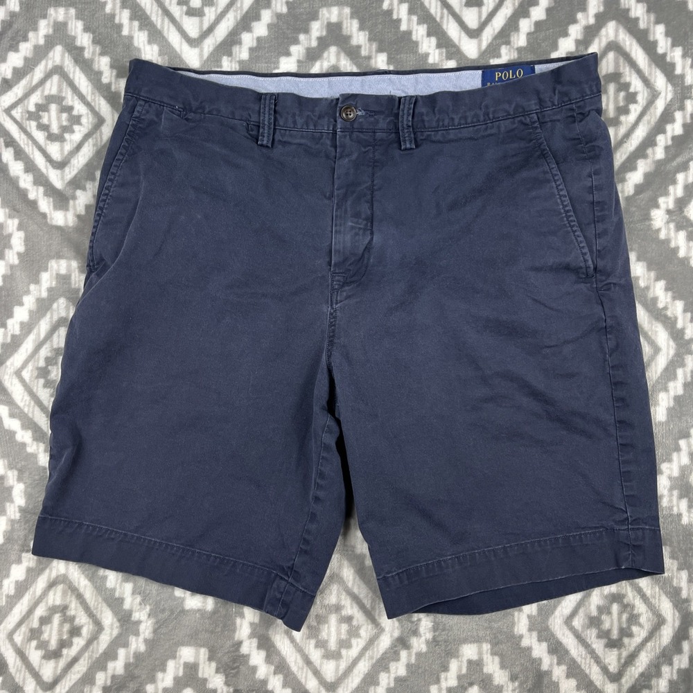 Polo Ralph Lauren Shorts Mens 34(36") Blue Performance Stretch Classic Fit